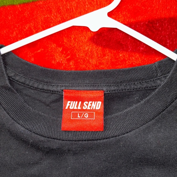 Limited Time Edition Full Send Black Long Sleeve T-Shirt - Picture 2 of 2